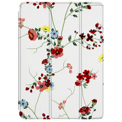 Lex Altern Magnetic iPad Case Red Wildflowers