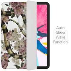 Lex Altern Magnetic iPad Case Roses Snake Theme