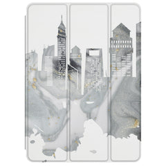 Lex Altern Magnetic iPad Case Grey Skyscrapers