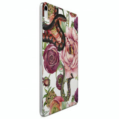 Lex Altern Magnetic iPad Case Peony Snakes