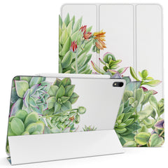 Lex Altern Magnetic iPad Case Greeen Succulents