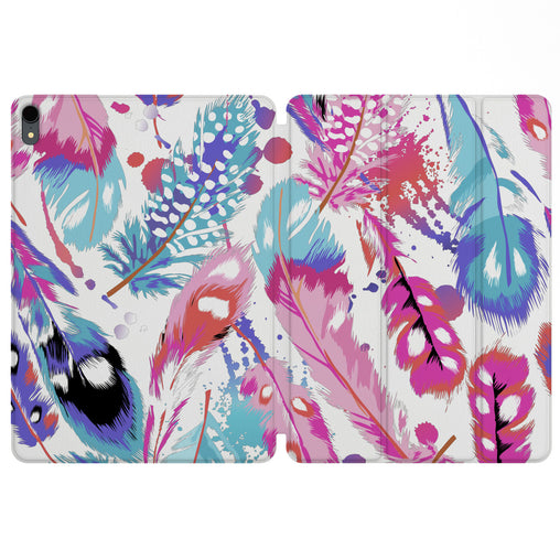 Lex Altern Magnetic iPad Case Pink Feathers for your Apple tablet.