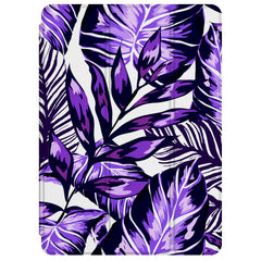 Lex Altern Magnetic iPad Case Puprle Leaves