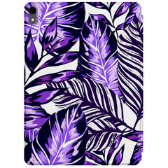 Lex Altern Magnetic iPad Case Puprle Leaves