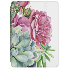 Lex Altern Magnetic iPad Case Succulent Bouquet