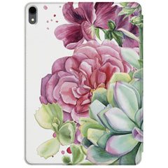 Lex Altern Magnetic iPad Case Succulent Bouquet