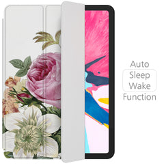 Lex Altern Magnetic iPad Case Peony Blossom