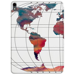 Lex Altern Magnetic iPad Case Abstract Map