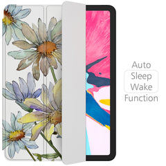 Lex Altern Magnetic iPad Case Daisy Watercolor