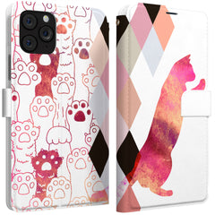 Lex Altern iPhone Wallet Case Kitty Paws Wallet