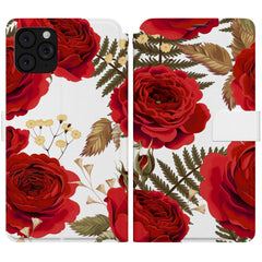 Lex Altern iPhone Wallet Case Scarlet Roses Wallet