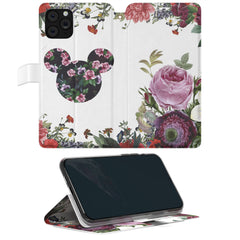 Lex Altern iPhone Wallet Case Vintage Peonies Wallet