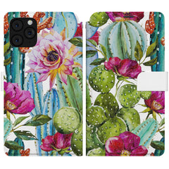 Lex Altern iPhone Wallet Case Cactus Bloom Wallet