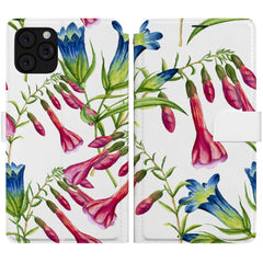 Lex Altern iPhone Wallet Case Pink Bell Flowers Wallet