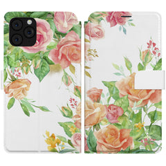 Lex Altern iPhone Wallet Case Painted Roses Wallet