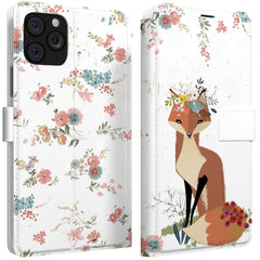 Lex Altern iPhone Wallet Case Wildflowers Fox Wallet