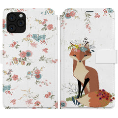 Lex Altern iPhone Wallet Case Wildflowers Fox Wallet