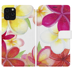 Lex Altern iPhone Wallet Case Tropical Plumeria Wallet