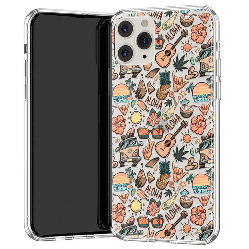 Phone Case with New Illustration Hippie Surfing