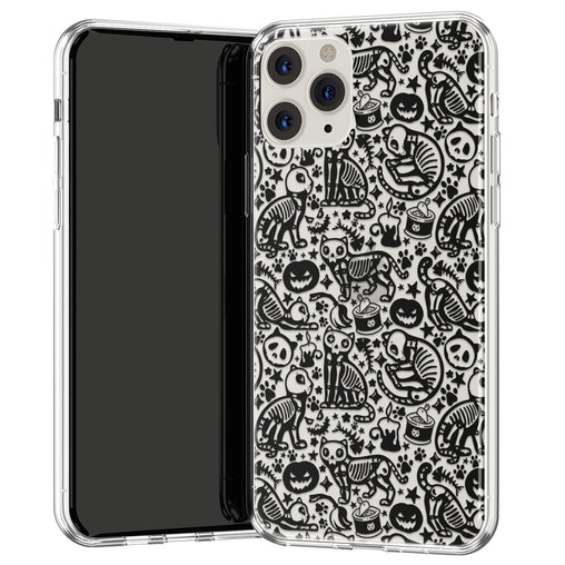 Phone Case with New Illustration Cat Bones