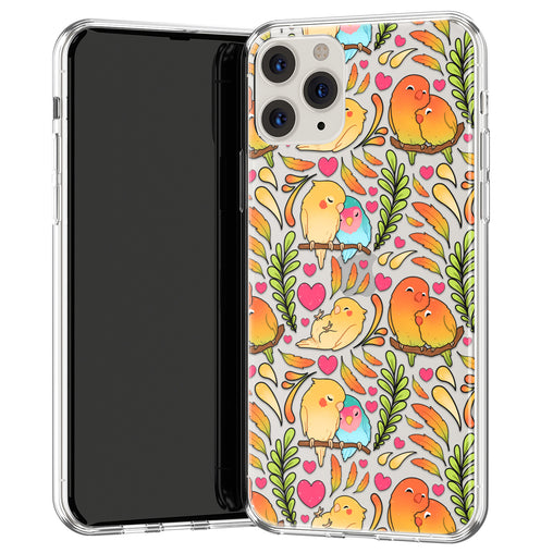 Phone Case with New Illustration Chubby Parrots 5