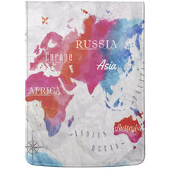 Lex Altern Laptop Sleeve Travelling Map