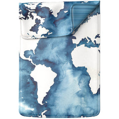 Lex Altern Laptop Sleeve Blue Watercolor Design